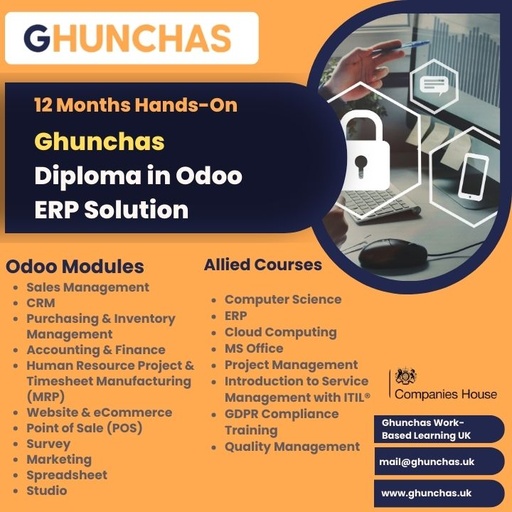 Ghunchas Diploma in Odoo ERP Solution